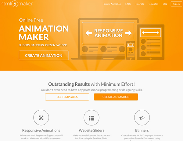 Html5アニメーションを作れる Html5 Maker